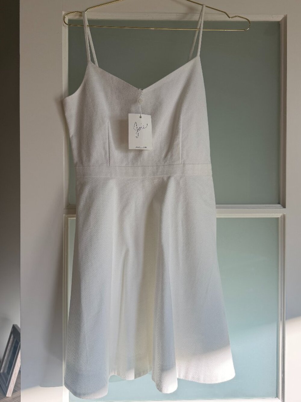 JOIE Textured White Summer Dress (Porcelain) - NWT